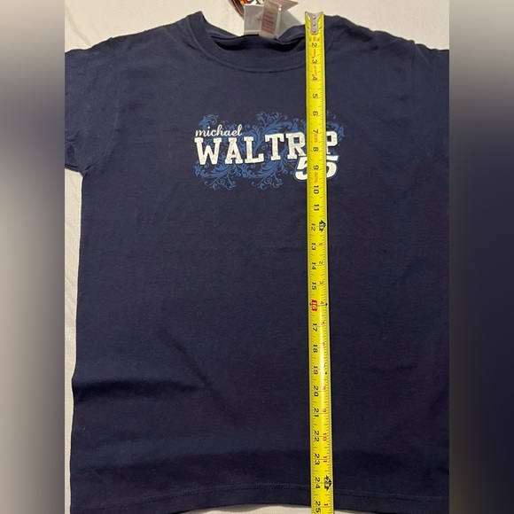 New with Tags size S small Chase Authentics Michael Waltrip 55 Tee Blue NASCAR - Picture 5 of 12